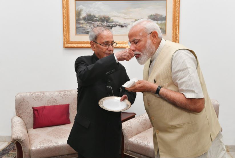 PM Modi met Pranab