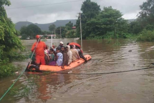 મહારાષ્ટ્રમાં વરસાદને કારણે સ્થિતી કથળીઃ સાંગલી જીલ્લામાં બૉટ પલટતા 9ના મોત