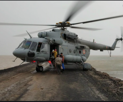 Man Atop Tree Rescued By IAF Helicopter