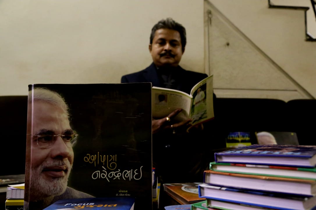 Gujarati Author and Journalist writes 29 books on Narendra Modi