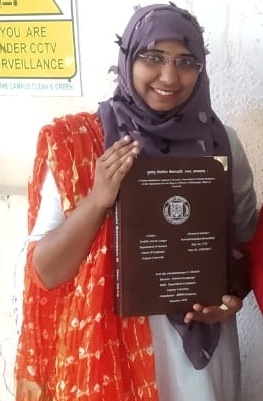 ગુજરાત યુનિવર્સિટીમાંથી સલમા કુરેશીએ સંસ્કૃત વિષય પસંદ કરી મેળવી Ph.Dની ડિગ્રી