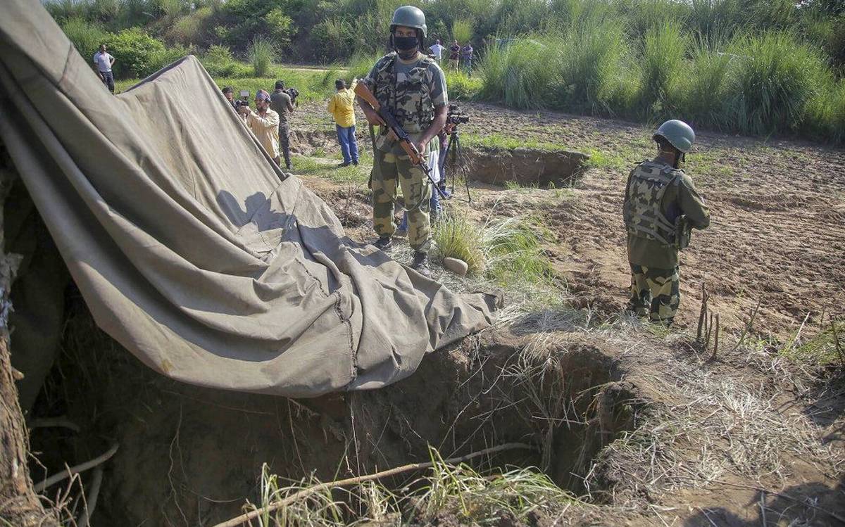 Tunnel detected by the BSF at Border in Jammu’s Samba
