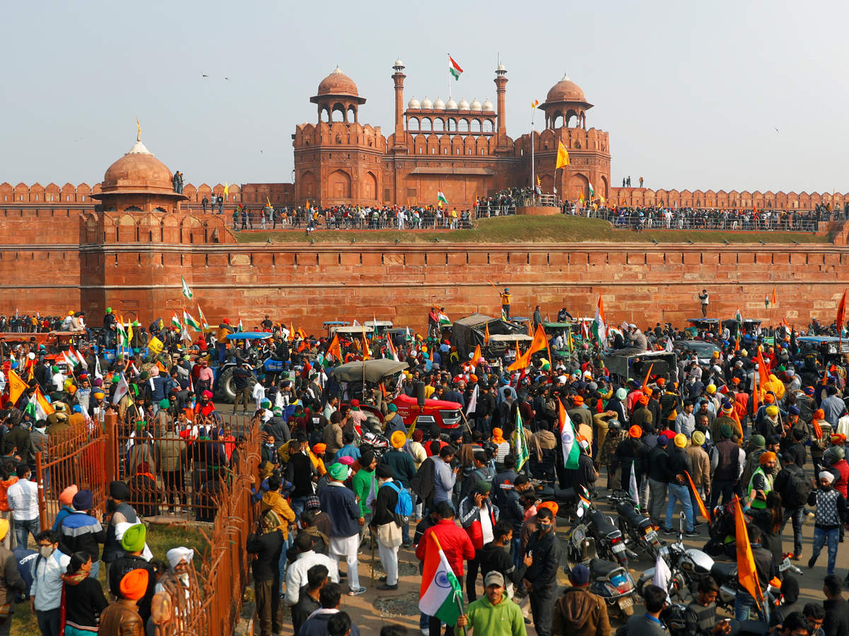 India Compares Republic Day Mayhem in Red Fort with Capitol Hill Violence