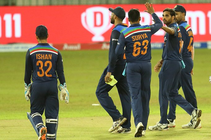 भारत की जीत में भुवी और चाहर चमके, पहले टी20 मैच में श्रीलंका 38 रनों से परास्त