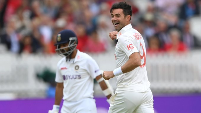 लार्ड्स टेस्ट : दूसरे दिन 88 रन जोड़ सके भारत के अंतिम 7 बल्लेबाज, एंडरसन ने किए 5 शिकार