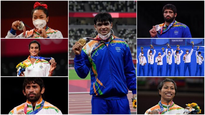 टोक्यो ओलंपिक : एक स्वर्ण सहित 7 पदकों के सर्वश्रेष्ठ प्रदर्शन के बीच तालिका में 48वें स्थान पर रहा भारत
