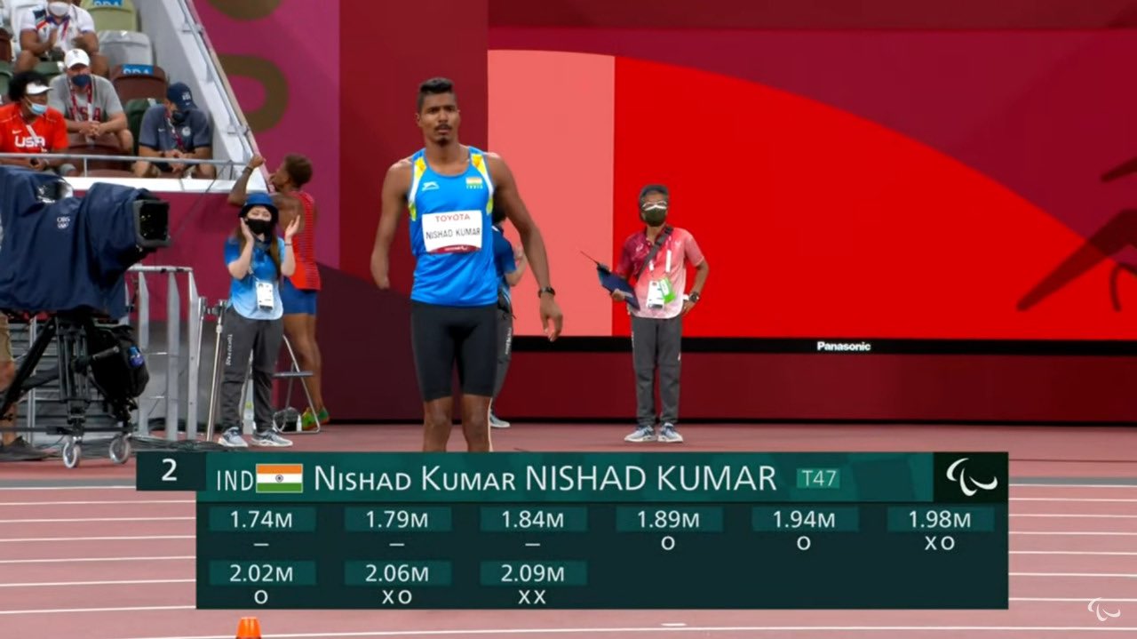 टोक्यो पैरालंपिक : भारत को एक दिन में दूसरा पदक, ऊंची कूद में निषाद कुमार ने एशियाई रिकॉर्ड के साथ दिलाया रजत
