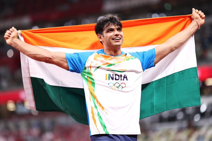 टोक्यो ओलंपिक : भाला प्रक्षेपक नीरज ने रचा इतिहास, स्वर्ण पदक के साथ किया भारतीय अभियान का समापन