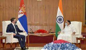 भारत और सर्बिया के बीच सहयोग की व्यापक संभावना : नायडू