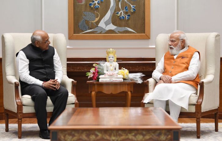 गुजरात के मुख्यमंत्री भूपेंद्र पटेल का दिल्ली दौरा : राष्ट्रपति, उप राष्ट्रपति व पीएम से की शिष्टाचार भेंट