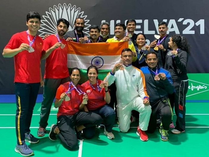 बीडब्ल्यूएफ विश्व सीनियर बैडमिंटन : विजय व अनीश की भारतीय जोड़ी ने जीता स्वर्ण पदक