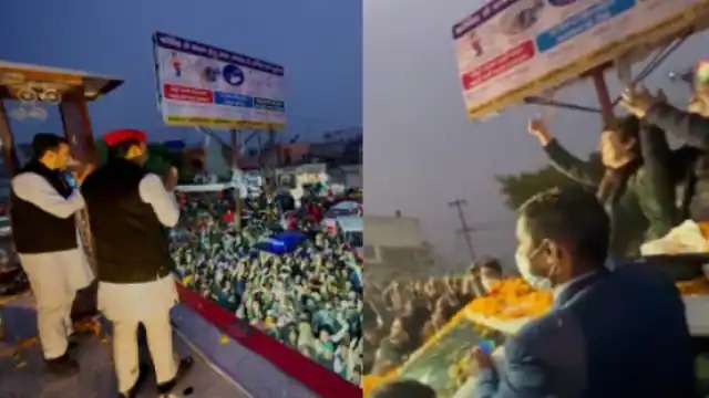यूपी चुनाव : राह में मुलाकात पर अखिलेश ने किया ‘दुआ सलाम’ तो प्रियंका ने कहा- ‘राम-राम’