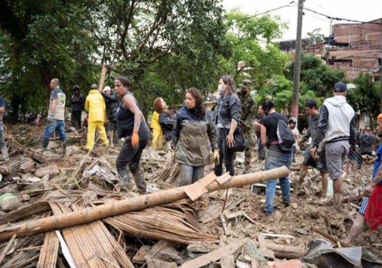 कोलंबिया में भूस्खलन से 14 लोगों की मौत, 35 घायल, बचाव दलों ने 60 से अधिक घरों को खाली कराया