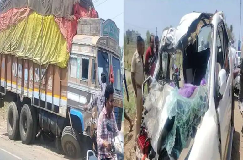 महाराष्ट्र : अमरावती में ट्रक और कार में टक्कर,  5 मरे, 6 घायल