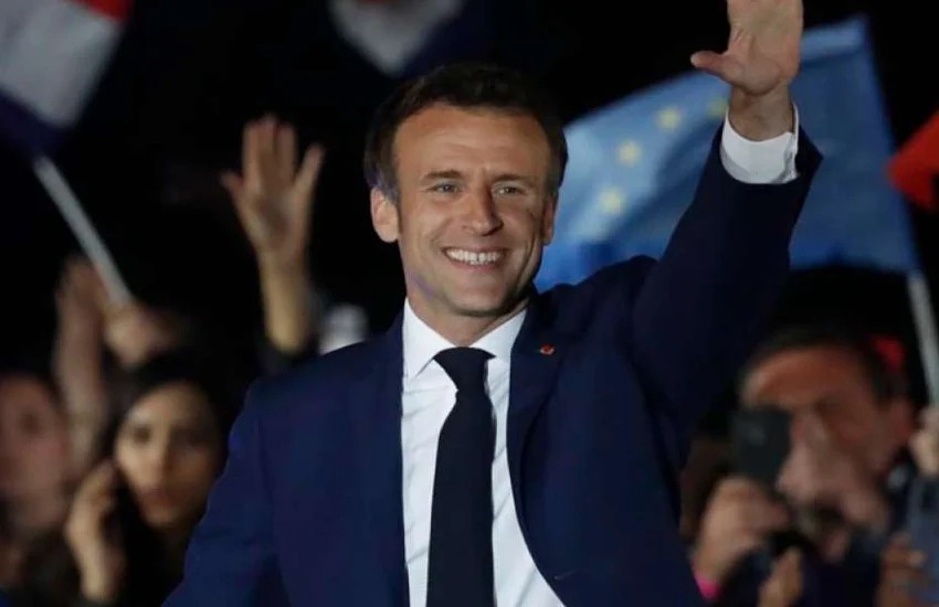 फ्रांस में इमैनुअल मैक्रों ने फिर जीता राष्ट्रपति चुनाव, मरीन ले पेन को दी मात