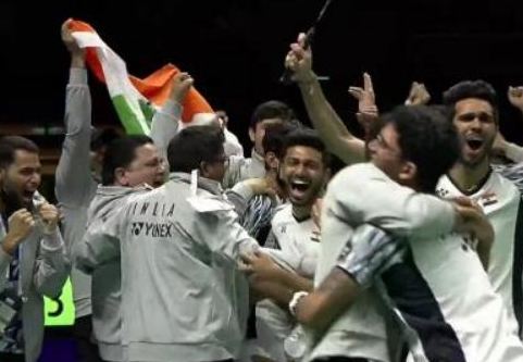पीएम मोदी सहित सम्पूर्ण राष्ट्र ने थॉमस कप में ऐतिहासिक उपलब्धि पर भारतीय टीम को दी बधाई