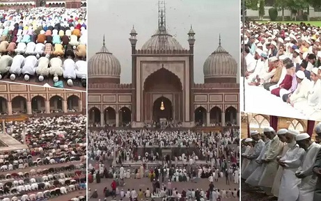 पूरे देश में धार्मिक उल्लास से मनाया जा रहा कुर्बानी का त्यौहार ईद-उल-अजहा