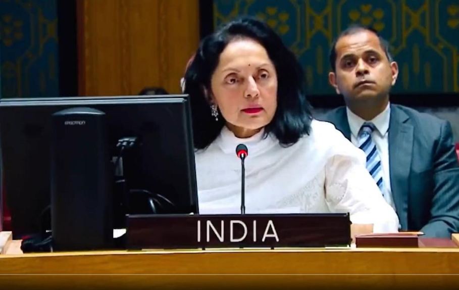 भारत ने संयुक्त राष्ट्र सुरक्षा परिषद में पहली बार यूक्रेन मुद्दे पर रूस के खिलाफ मतदान किया