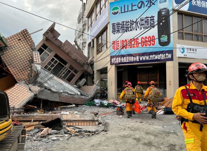 ताइवान में 24 घंटे के भीतर भूकम्प का तीसरा शक्तिशाली झटका, रिक्टर स्केल पर तीव्रता 6.8 आंकी गई