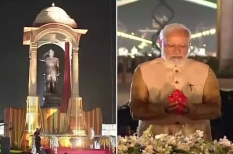 पीएम मोदी ने ‘कर्तव्य पथ’ के उद्घाटन के साथ नेताजी सुभाष चंद्र बोस की प्रतिमा का अनावरण किया