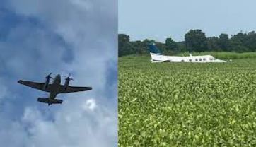 अमेरिका : मिसिसिपी में चोरी हुआ प्लेन ईंधन खत्म होने के बाद खेत में उतारा, पायलट हिरासत में