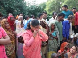 कानपुर हादसे में शोक संतप्त परिवार