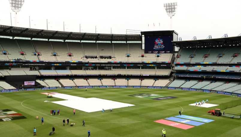 टी20 विश्व कप : बारिश के कारण मेलबर्न में ग्रुप एक के दोनों मैच धुले, इंग्लैंड व ऑस्ट्रेलिया को बांटना पड़ा अंक