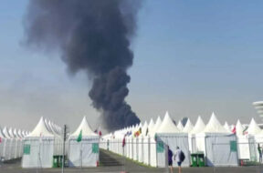कतर के फैन विलेज में आग