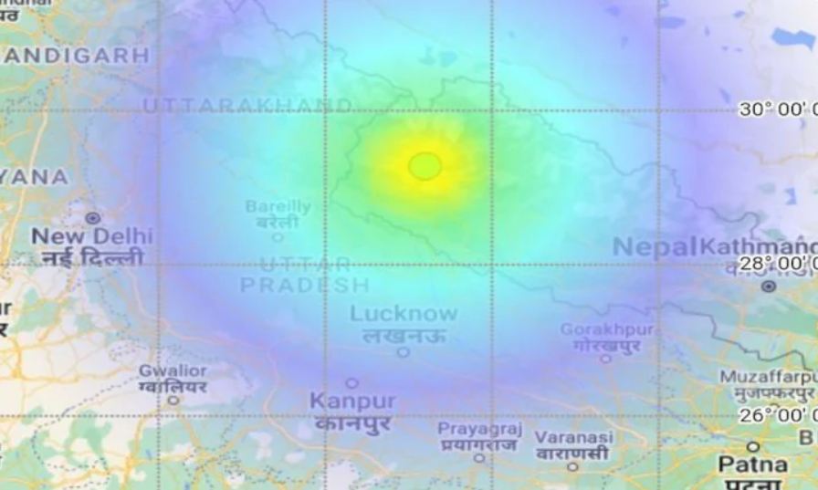 दिल्ली एनसीआर सहित उत्तर भारत के कई इलाकों में महसूस किए गए भूकंप के झटके