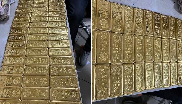 मुंबई हवाई अड्डे पर सीमा शुल्क विभाग ने जब्त किया 61 किलोग्राम सोना, 7 लोग गिरफ्तार