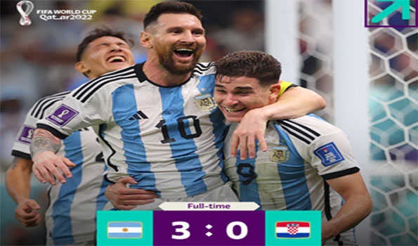 फीफा वर्ल्ड कप 2022: मेसी-अल्वारेज़ की जोड़ी ने अर्जेंटीना को फाइनल में पहुंचाया