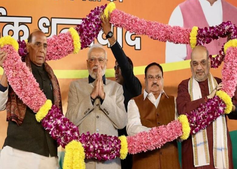 गुजरात चुनाव : 25 सीटों पर भाजपा की बंपर जीत, 2 सीटों पर करीब दो लाख का अंतर
