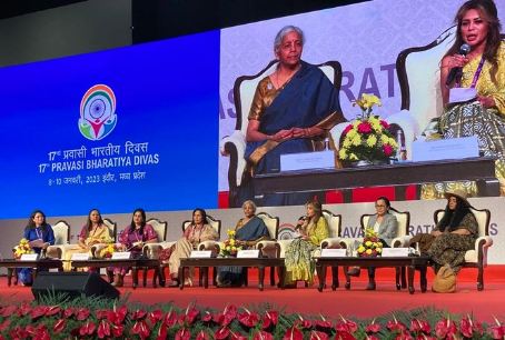 प्रवासी भारतीय दिवस सम्मेलन में निर्मला सीतारमण ने कहा – 2022 में भारतवंशियों ने विदेश से भेजे 100 अरब अमेरिकी डॉलर भेजे