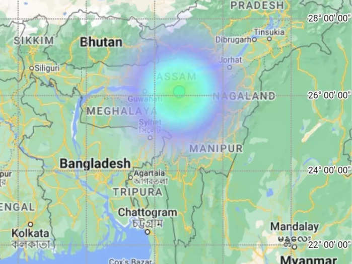 असम के नागांव में महसूस किए गए भूकंप के झटके, रिक्टर पैमाने पर 4.0 मापी गई तीव्रता