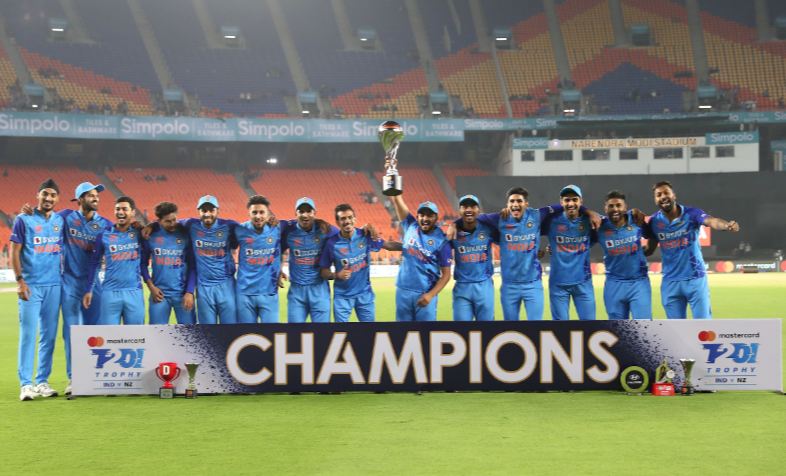 गिल और पंड्या के पराक्रम से टीम इंडिया ने जीती टी20 सीरीज, अंतिम मैच में न्यूजीलैंड की 168 रनों से करारी हार