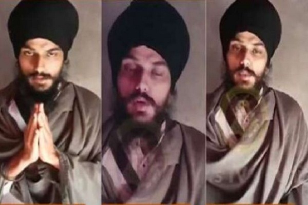 अमृतपाल सिंह ने अब फेसबुक पर जारी किया वीडियो, सरकार के खिलाफ सिख कौम को उकसाया