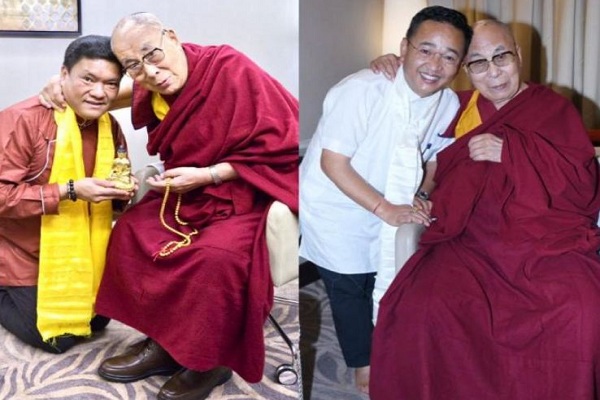 बौद्ध धर्मगुरु दलाई लामा चीन से सटे सीमावर्ती प्रदेशों – अरुणाचल और सिक्किम का दौरा करेंगे