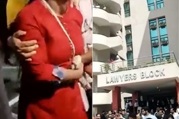दिल्ली : साकेत कोर्ट में पति ने पत्नी को मारी गोली, वकील की ड्रेस में आया था हमलावर