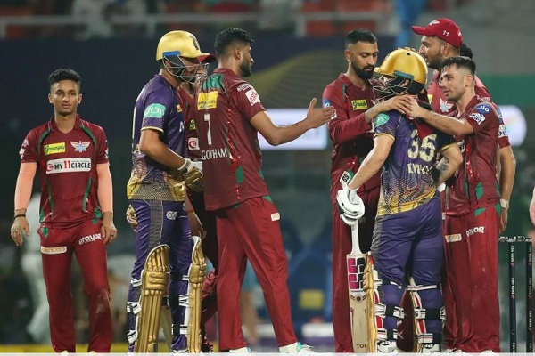 आईपीएल 2023 : केकेआर पर एक रन की रोमांचक जीत से लखनऊ सुपर जाएंट्स ने भी प्लेऑफ में जगह सुरक्षित की
