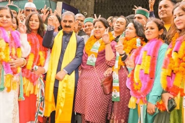 हिमाचल प्रदेश : शिमला नगर निगम चुनाव में कांग्रेस की प्रचंड जीत, दहाई में नहीं पहुंच सकी भाजपा