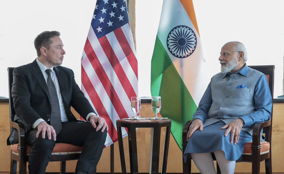 प्रधानमंत्री मोदी से मुलाकात के बाद बोले मस्क- भारत में उल्लेखनीय निवेश के लिए तैयार है टेस्ला