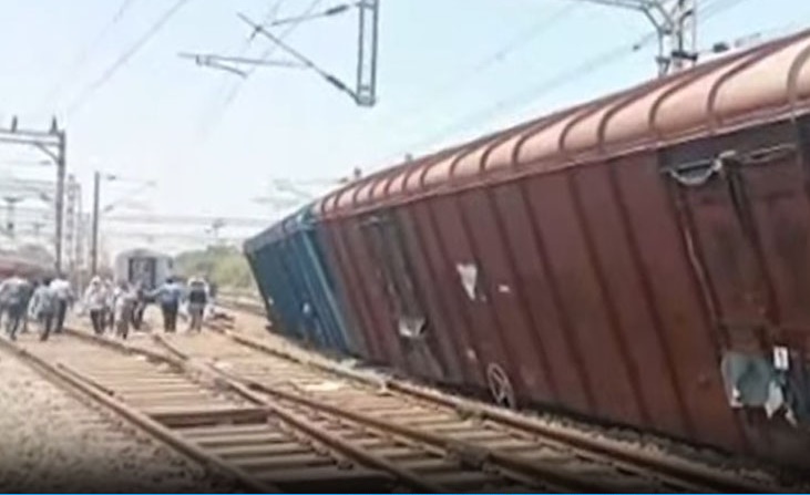 राजस्थान: मालगाड़ी के दो डिब्बे पटरी से उतरे, रेल यातायात प्रभावित