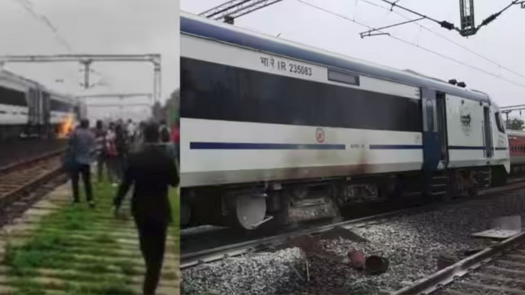 भोपाल-दिल्ली वंदे भारत ट्रेन के बैटरी बॉक्स में लगी आग, कोई हताहत नहीं