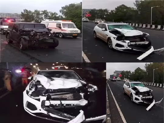 अहमदाबाद: दुर्घटनास्थल पर एकत्र भीड़ में घुसी तेज गति से आ रही कार, नौ लोगों की मौत, 13 घायल