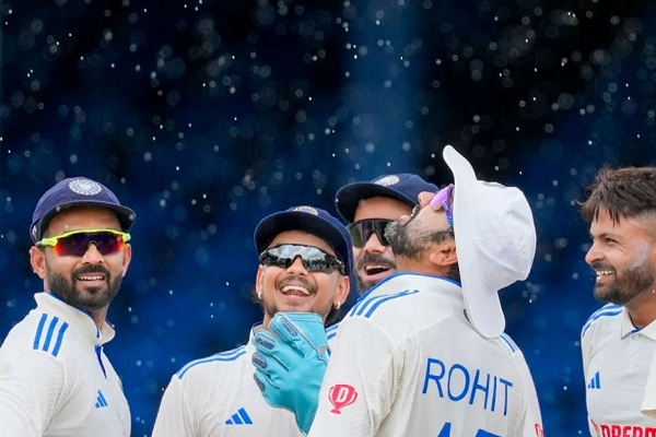 द्वितीय टेस्ट : भारत ने वेस्टइंडीज के सम्मुख रखा 365 रनों का लक्ष्य, दूसरी पारी में रोहित व ईशान किशन के पचासे