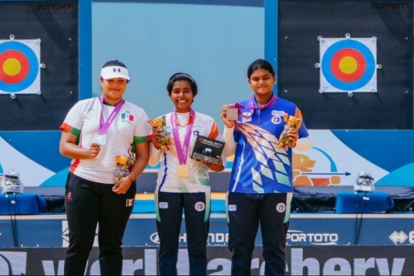 विश्व तीरंदाजी : 17 वर्षीया अदिति स्वामी ने जीता कंपाउंड महिला एकल वर्ग का स्वर्ण पदक, ज्योति को कांस्य