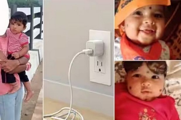 कर्नाटक : कारवार में कारुणिक घटना, मुंह में मोबाइल चार्जर डालने से लगा करंट, 8 माह की बच्ची की मौत