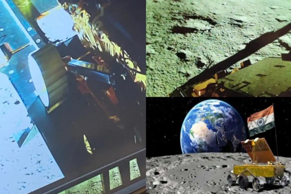 चंद्रयान -3 : लैंडर ‘विक्रम’ की सफल लैंडिंग के बाद बाहर निकला रोवर ‘प्रज्ञान’, चंद्रमा पर छोड़ रहा भारत के निशान