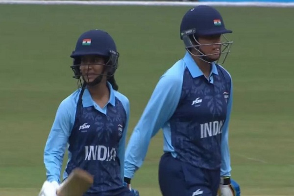 हांगझू एशियाई खेल : भारतीय महिला क्रिकेट टीम सेमीफाइनल में, मलेशिया के खिलाफ मैच बारिश से बीच में रद