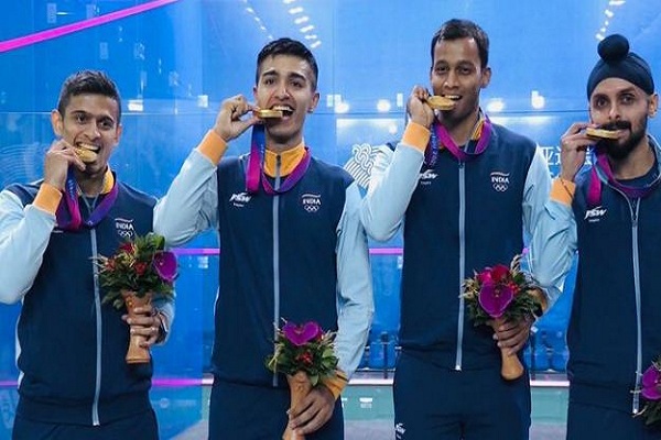 हांगझू एशियाई खेल : भारतीय पुरुष स्क्वाश टीम ने जीता स्वर्ण, फाइनल में पाकिस्तान को दी शिकस्त